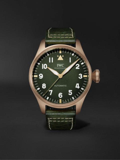 IWC Schaffhausen Big Pilot's Spitfire Automatic 43mm Bronze and Leather Watch, Ref. No. IW329702