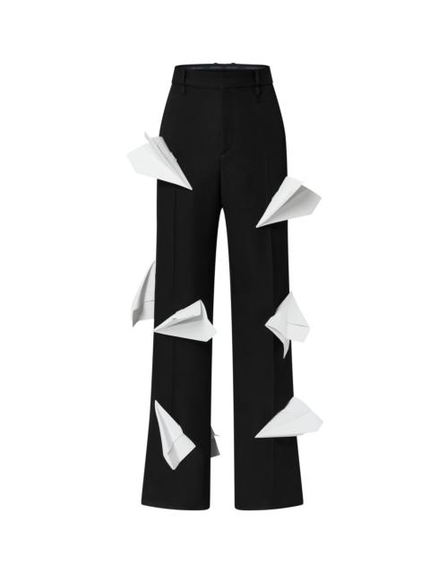 Louis Vuitton Paper Airplanes Split Trousers