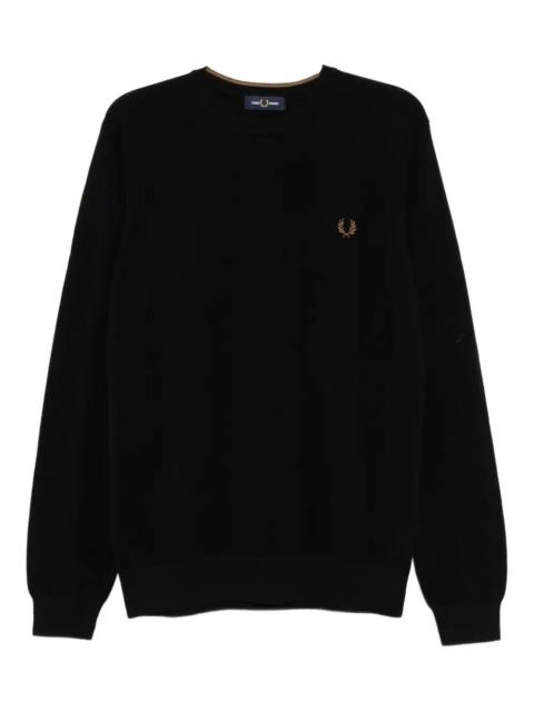 Fred Perry Introducing the 'FRED PERRY PIQUE STITCH JUMPER', a premium sweater from the iconic brand FRED PERRY