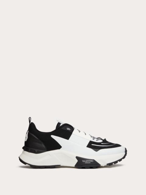 Valentino TRUE ACT LOW TOP SNEAKER IN MESH AND RUBBERIZED FABRIC