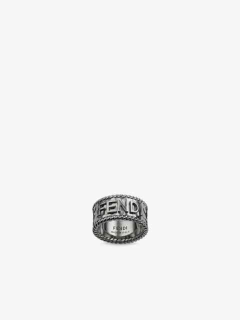 FENDI Ruthenium-colored ring