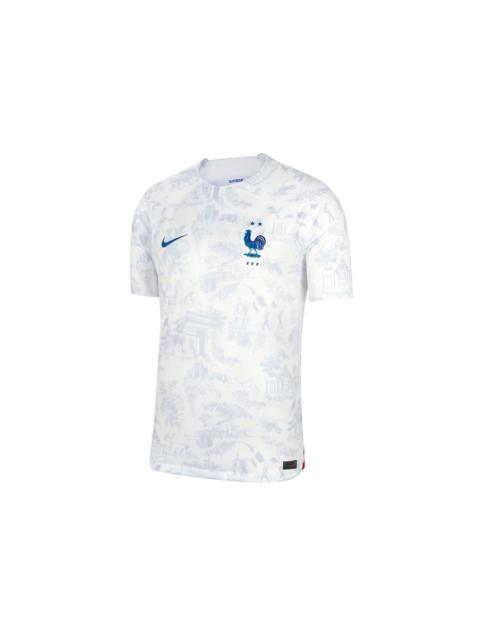 Nike Nike France 2022/23 Stadium Away Dri-FIT Soccer Jersey White/Game Royal