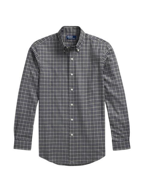 Polo Ralph Lauren Men's Plaid Cotton Shirt - Grey Navy Heather Multi