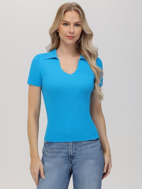 525 america Penelope: V-Neck Polo Pullover