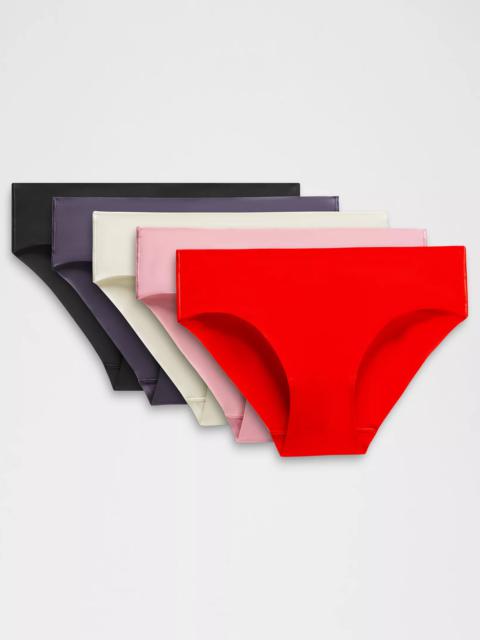 lululemon InvisiWear Mid-Rise Bikini Underwear 5 Pack *Holiday