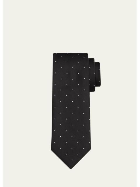 TOM FORD Men's Polka Dot Silk Tie