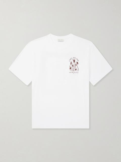 FRESCOBOL CARIOCA Dinis Printed Cotton-Jersey T-Shirt