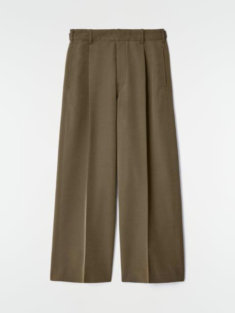 Lemaire SINGLE PLEAT TAILORED PANTS IN WOOL MOHAIR TOILE