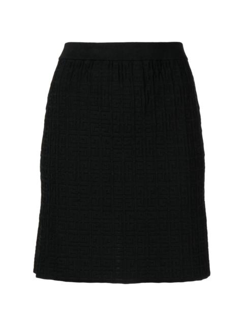 4G monogram-jacquard mini skirt