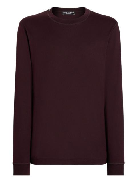 Dolce & Gabbana long-sleeve cotton T-shirt