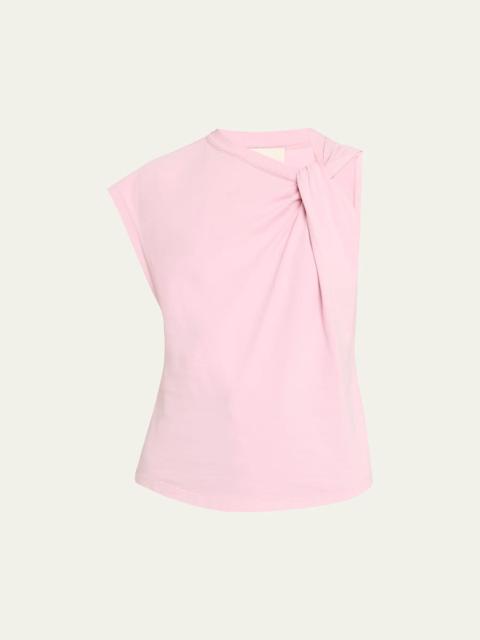 Isabel Marant Nayda Twisted Sleeveless T-Shirt