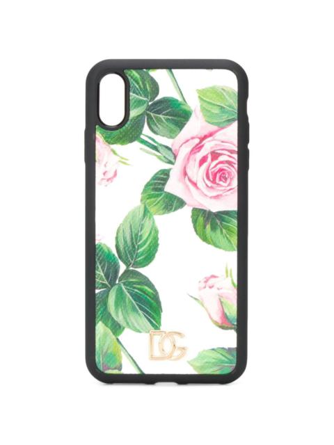 Dolce & Gabbana Roses print iPhone XS Max case