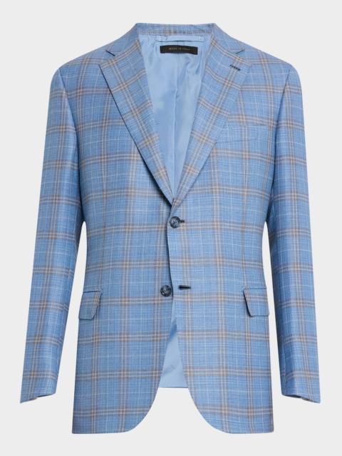 Brioni Men's Wool Plaid Sport Coat