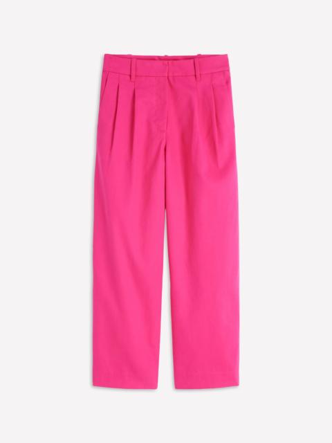 BODEN Bloomsbury Cotton Pants-Pink Peony