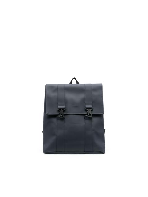 RAINS MSN faux-leather backpack