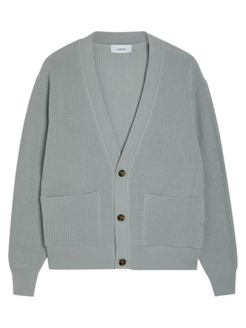LARDINI Lardini V-neck Knit Cotton Cardigan