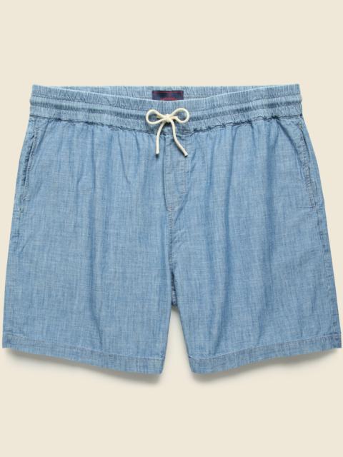 Portuguese Flannel 7" Chambray Shorts - Blue