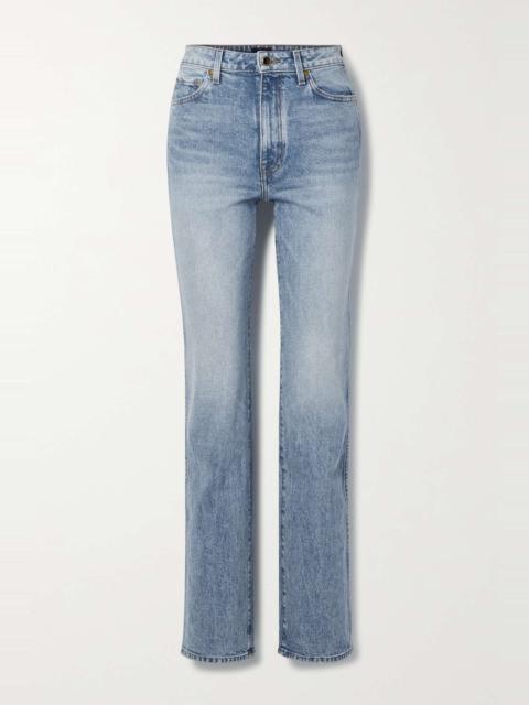 KHAITE Danielle high-rise straight-leg jeans
