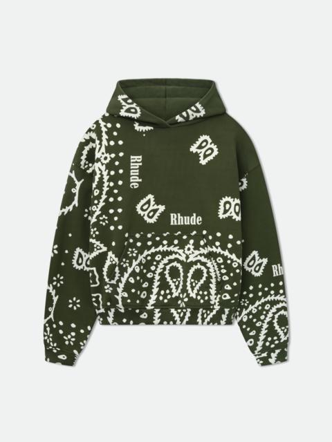 Rhude BANDANA PRINT HOODIE