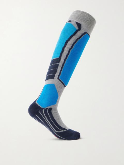 FALKE SK2 Intermediate Three-Pack Jacquard-Knit Ski Socks