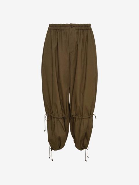 Y's drawstring-hem balloon trousers