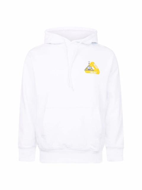 Tri-Smiler print hoodie