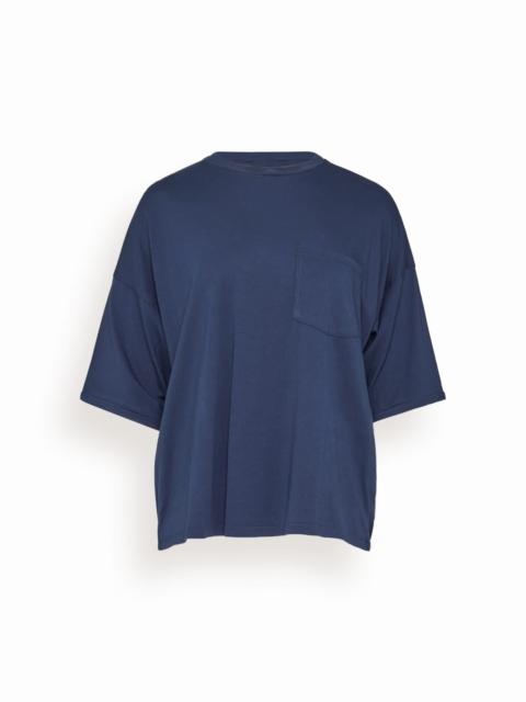 JAMIE HALLER The Boxy Tee in Navy