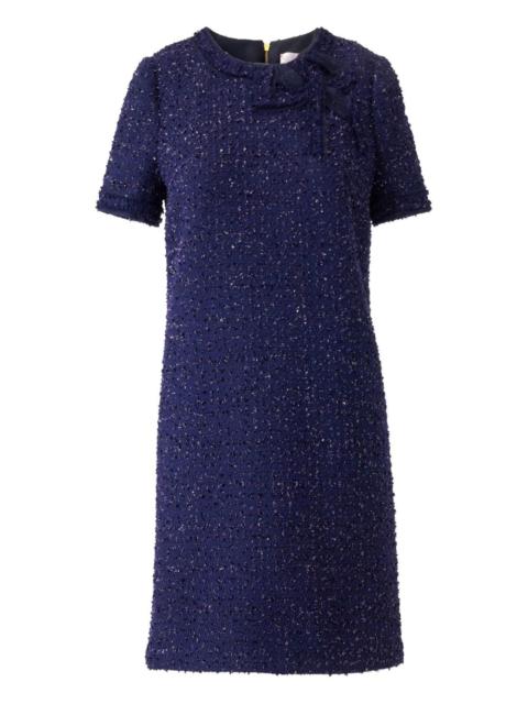 CAROLINA HERRERA tweed midi dress