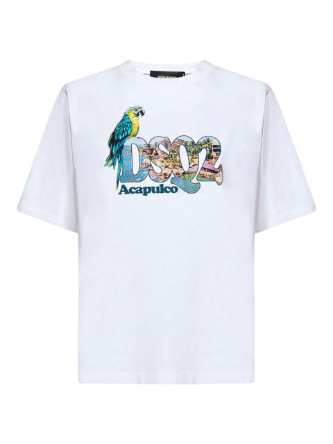 DSQUARED2 Graphic T-Shirt "White" S72GD0405-S24387-100