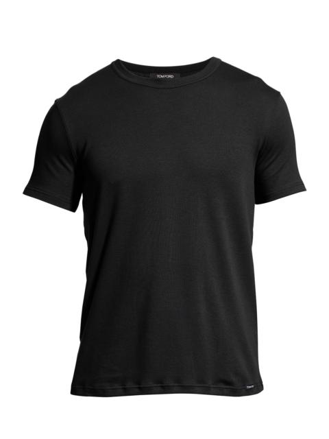 TOM FORD Men's Solid Stretch Jersey T-Shirt