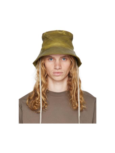 Rick Owens DRKSHDW Green Porterville Gilligan Bucket Hat