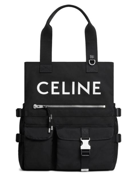 CELINE Tote bag in nylon with print