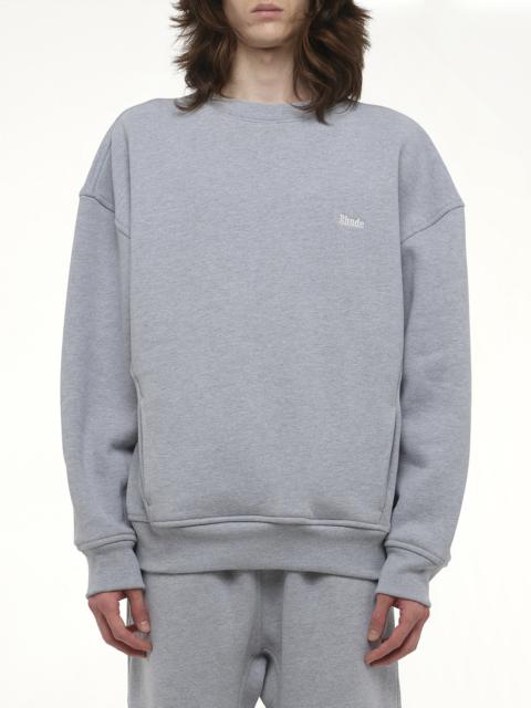 Rhude Classique Sweatshirt in Heather Gray