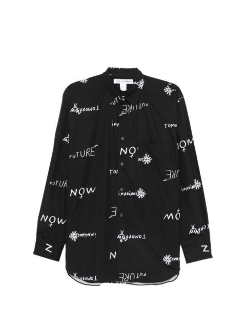 Comme des Garçons SHIRT text-print shirt