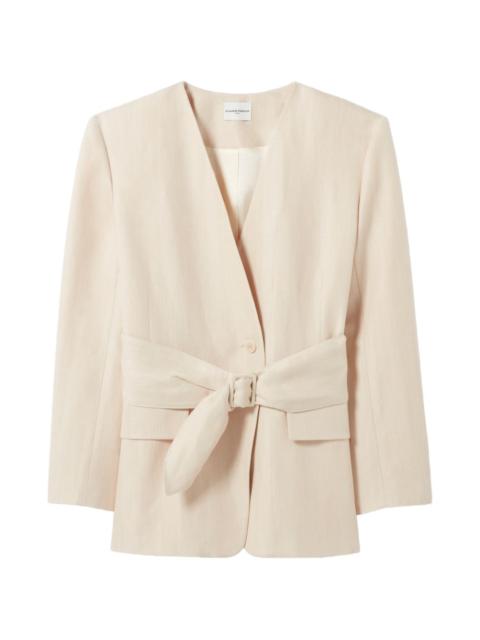 Claudie Pierlot belted pocket blazer