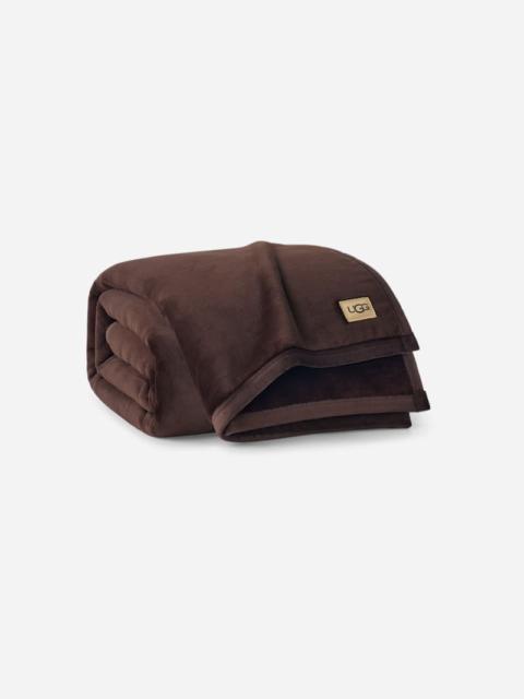 UGG ® Coco Throw 50" x 70" Polyester Blankets in Burnt Cedar