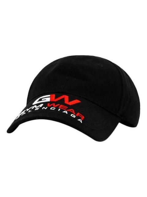 BALENCIAGA (WMNS) Balenciaga Gym Wear Cotton Baseball Cap 'Black' 623903-310B2-1000