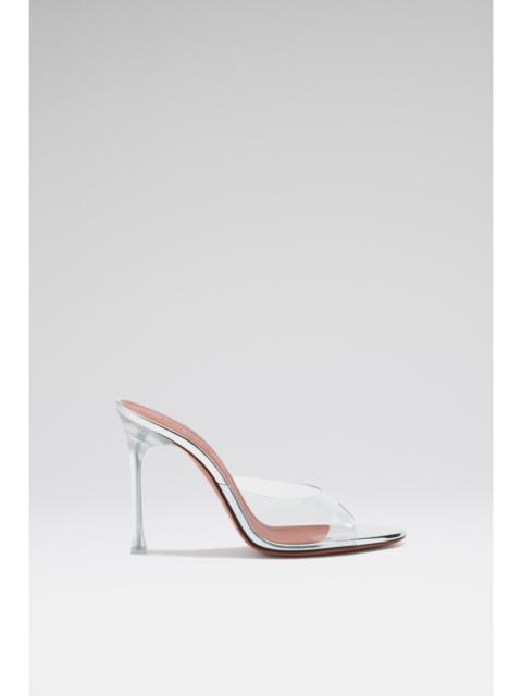 Amina Muaddi ALEXA GLASS SLIPPER 105 TRANSPARENT PVC