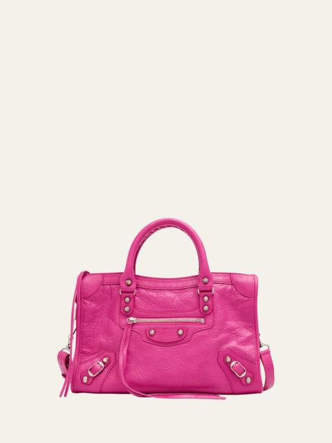 BALENCIAGA Le City Small Lambskin Top-Handle Bag