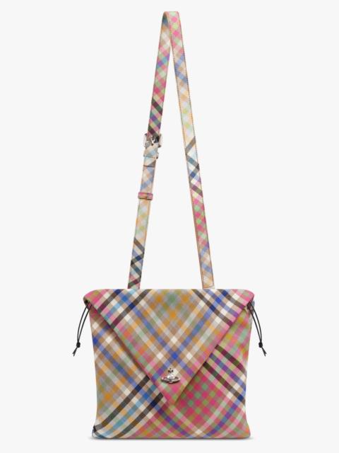 Vivienne Westwood HEATHER CHECK HARLEQUIN EVENING BAG | MULTI