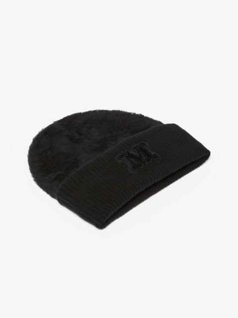 Max Mara FIDA Teddy fabric cap with embroidery