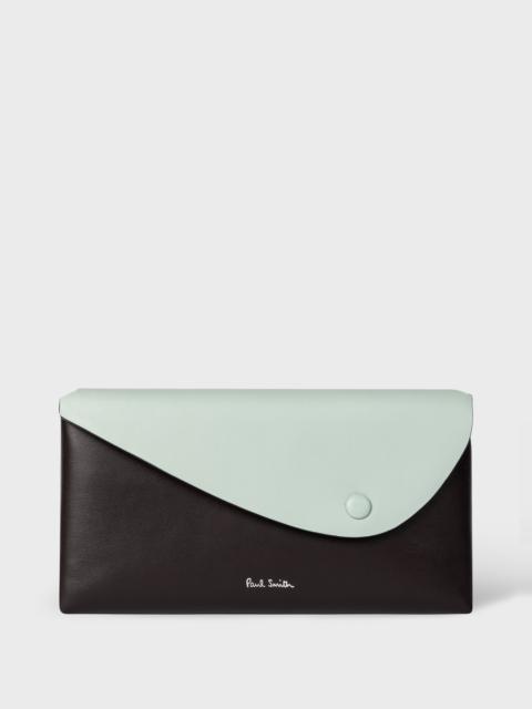 Paul Smith Colourblock Leather Phone Pouch