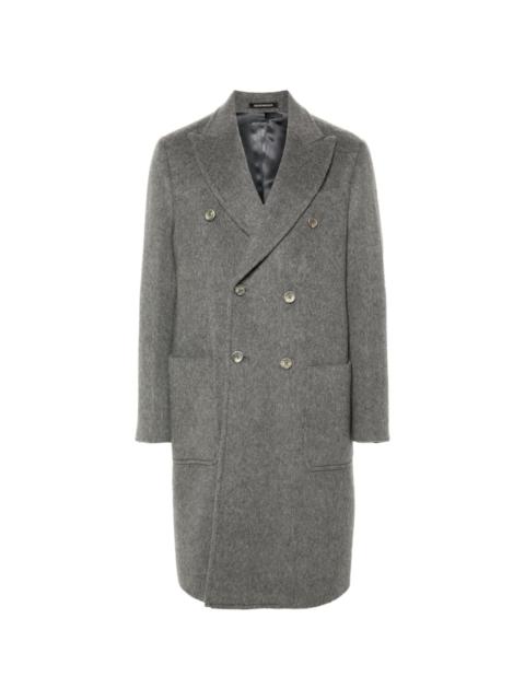 EMPORIO ARMANI brushed coat