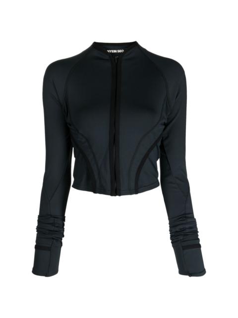 HYEIN SEO round-neck cropped jacket