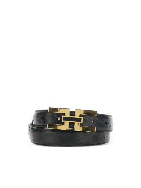 ELISABETTA FRANCHI logo-buckle belt