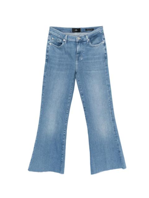 7 For All Mankind cropped flared jeans