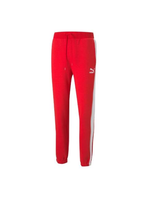 PUMA PUMA 아이콘 T7 트랙 바지 '레드'530373-11