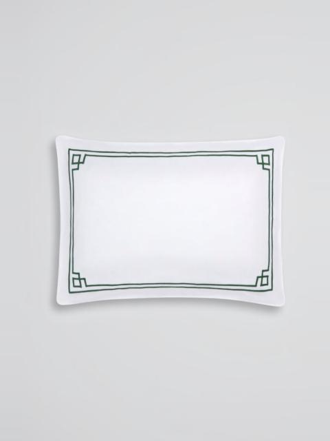 EMILIA WICKSTEAD Giulia Pillow Slip in White & Artemisia Cotton