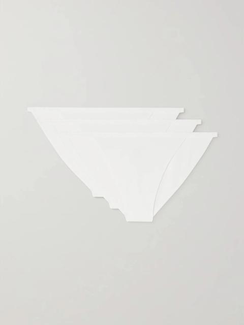 CDLP + Net Sustain Set Of Three Tencel Lyocell-blend Briefs