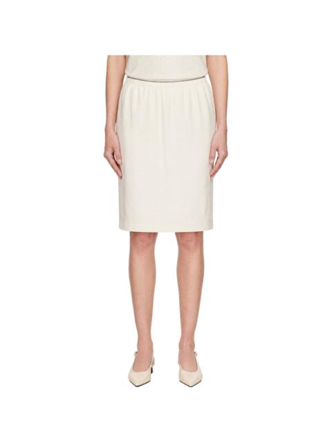 Loulou de Saison Off-White Kruse Midi Skirt